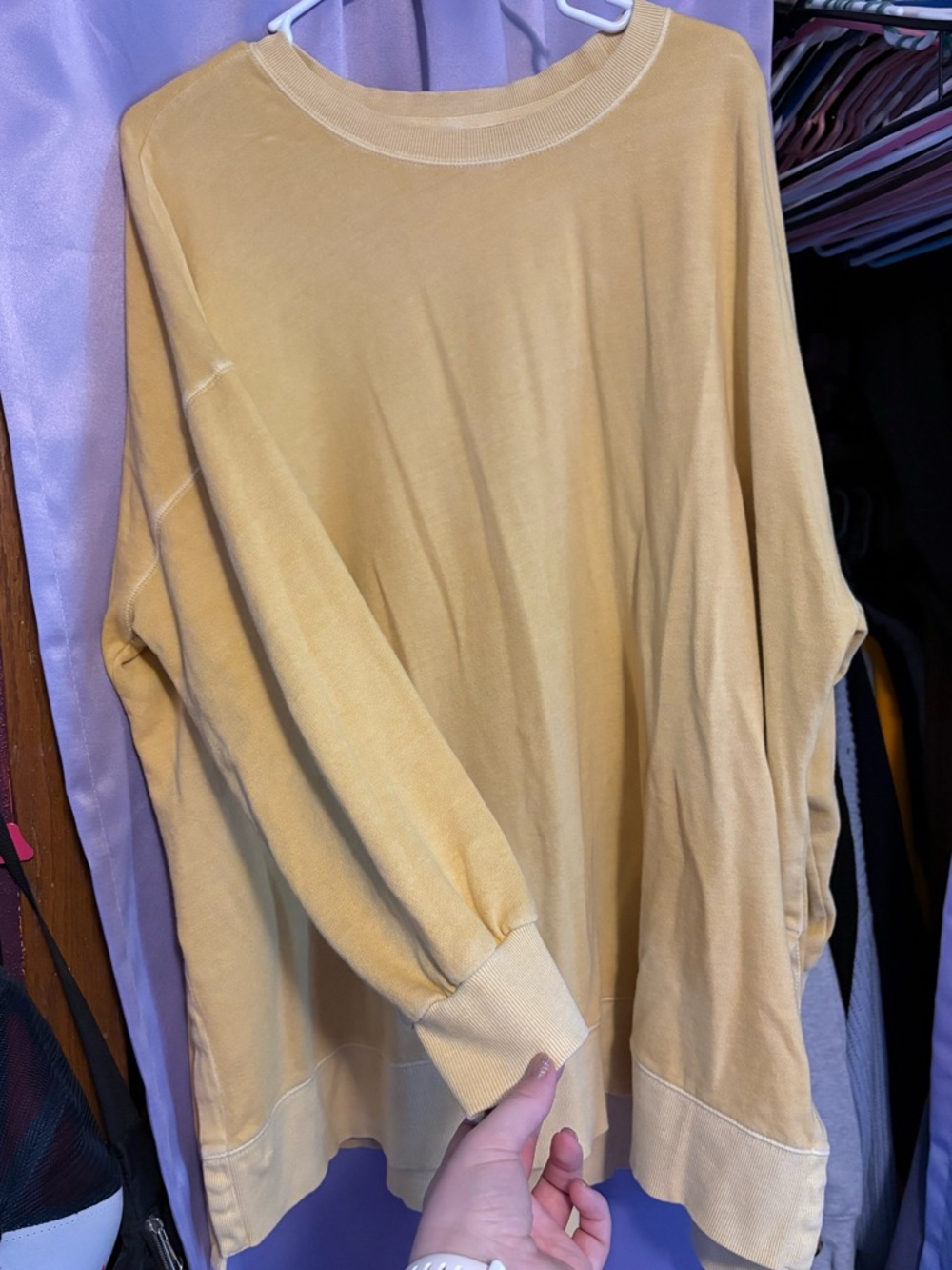 Old Navy Golden Yellow Crewneck Sweatshirt